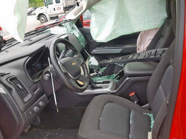 1GCGTCEN2J1296534 - 2018 CHEVROLET COLORADO L RED photo 5