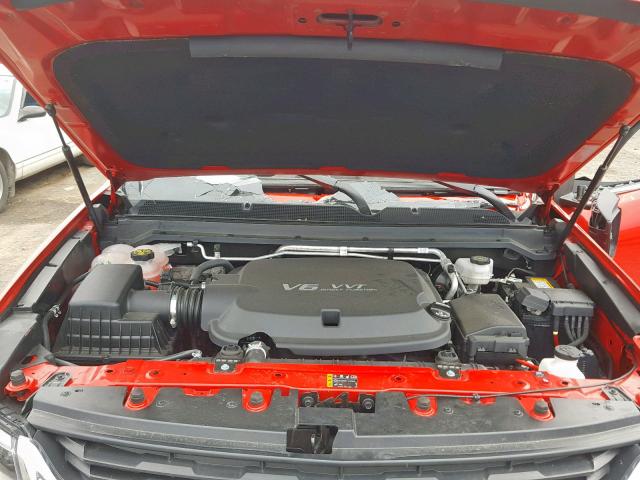 1GCGTCEN2J1296534 - 2018 CHEVROLET COLORADO L RED photo 7