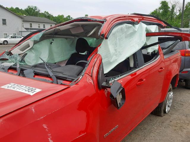 1GCGTCEN2J1296534 - 2018 CHEVROLET COLORADO L RED photo 9