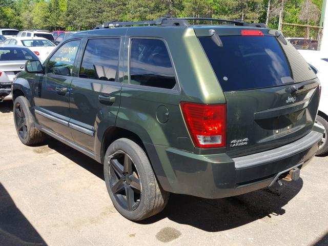 1J8GR48K67C544053 - 2007 JEEP GRAND CHER GREEN photo 3