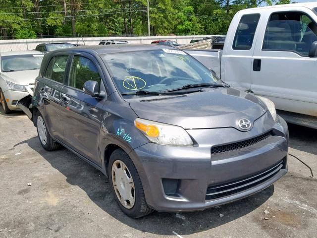 JTKKU4B41C1021919 - 2012 TOYOTA SCION XD GRAY photo 1