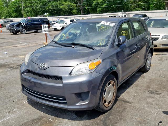 JTKKU4B41C1021919 - 2012 TOYOTA SCION XD GRAY photo 2