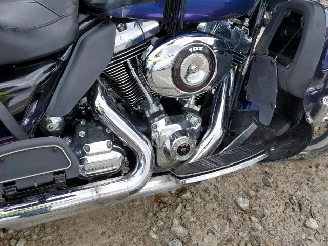 1HD1KEM15AB654821 - 2010 HARLEY-DAVIDSON FLHTK BLUE photo 7