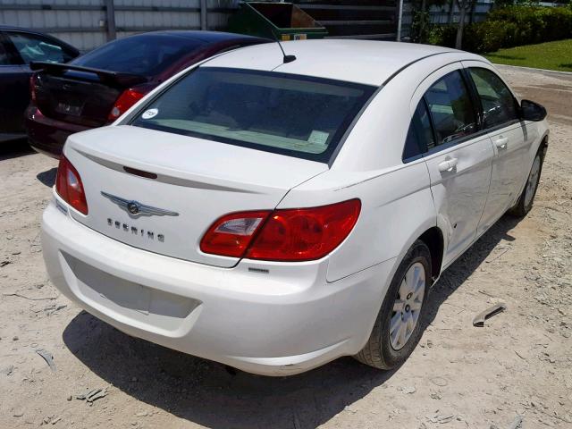 1C3CC4FB0AN183719 - 2010 CHRYSLER SEBRING TO WHITE photo 4