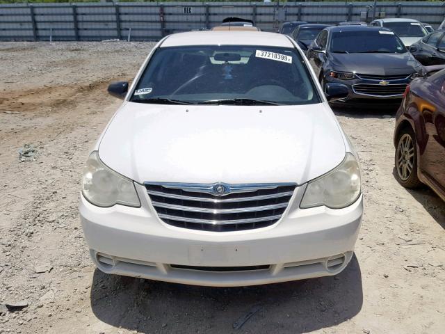 1C3CC4FB0AN183719 - 2010 CHRYSLER SEBRING TO WHITE photo 9