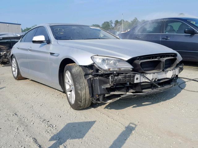 WBA6A0C54DDZ03987 - 2013 BMW 640 I SILVER photo 1