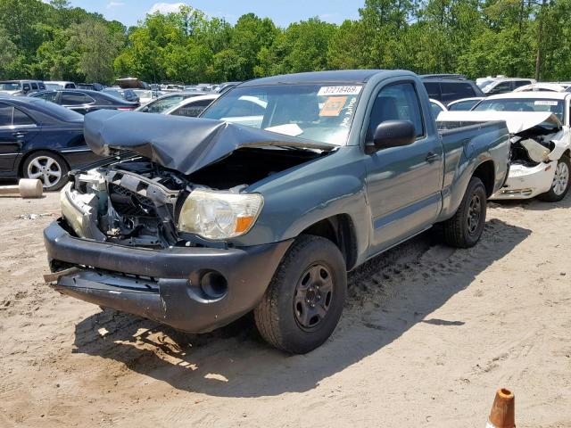 5TFNX4CN8BX003125 - 2011 TOYOTA TACOMA GREEN photo 2