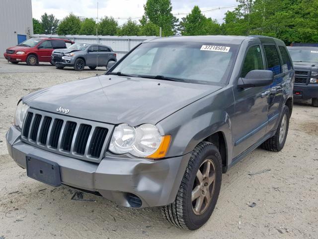 1J8GR48K38C184113 - 2008 JEEP GRAND CHER GRAY photo 2