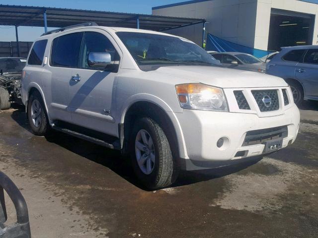 5N1BA08D19N602852 - 2009 NISSAN ARMADA SE WHITE photo 1