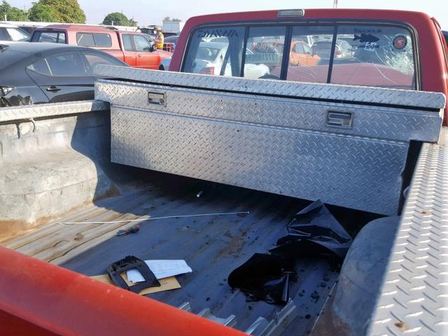 1FTEF14Y1HPA86738 - 1987 FORD F150 RED photo 6