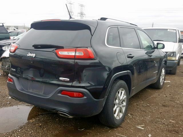 1C4PJMCS3FW594301 - 2015 JEEP CHEROKEE L BLACK photo 4