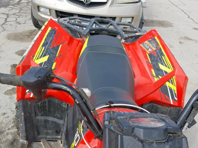 4XASVE951JB315005 - 2018 POLARIS SCRAMBLER RED photo 6