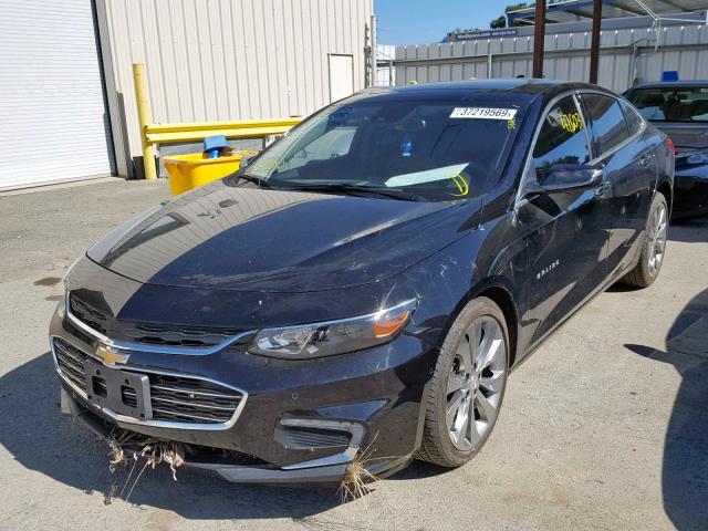 1G1ZH5SX6GF249734 - 2016 CHEVROLET MALIBU PRE BLACK photo 2