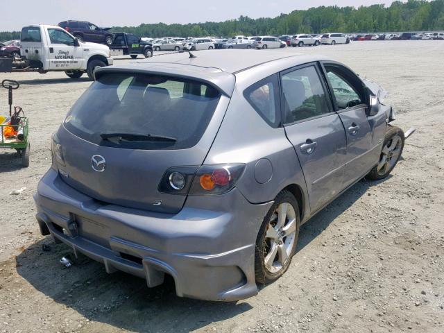 JM1BK143951271279 - 2005 MAZDA 3 HATCHBAC GRAY photo 4