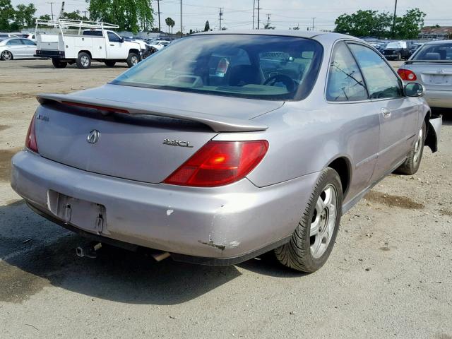 19UYA1250VL007794 - 1997 ACURA 2.2CL Сріблястий фото 4