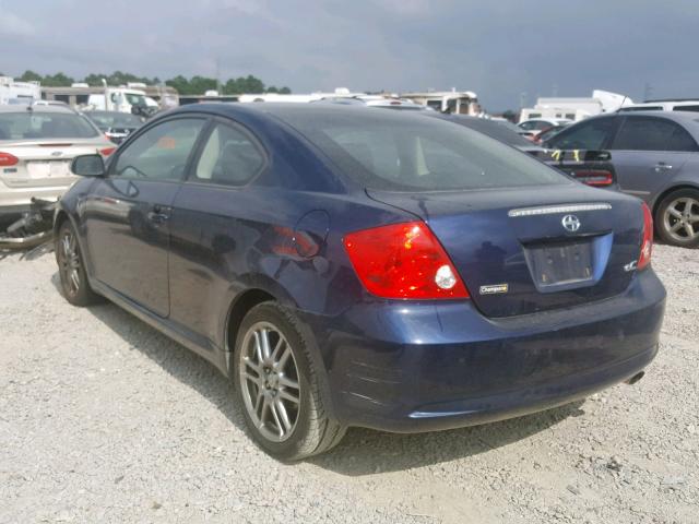 JTKDE167160082996 - 2006 TOYOTA SCION TC BLUE photo 3