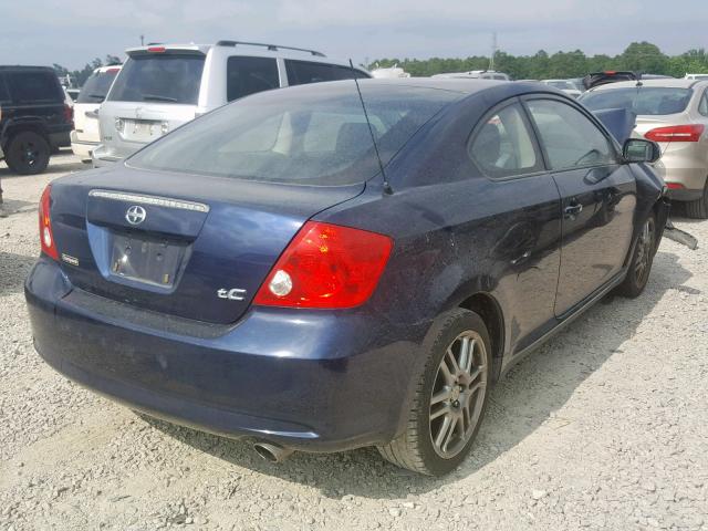 JTKDE167160082996 - 2006 TOYOTA SCION TC BLUE photo 4