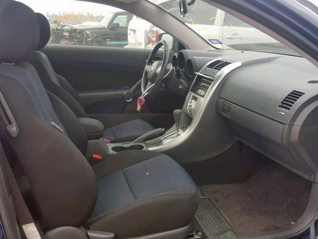 JTKDE167160082996 - 2006 TOYOTA SCION TC BLUE photo 5