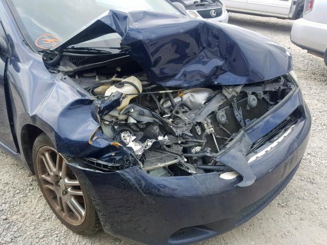 JTKDE167160082996 - 2006 TOYOTA SCION TC BLUE photo 9