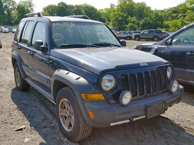 1J4GL38K25W725174 - 2005 JEEP LIBERTY RE BLUE photo 1