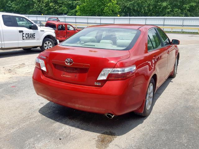 4T1BB46K27U014371 - 2007 TOYOTA CAMRY NEW RED photo 4