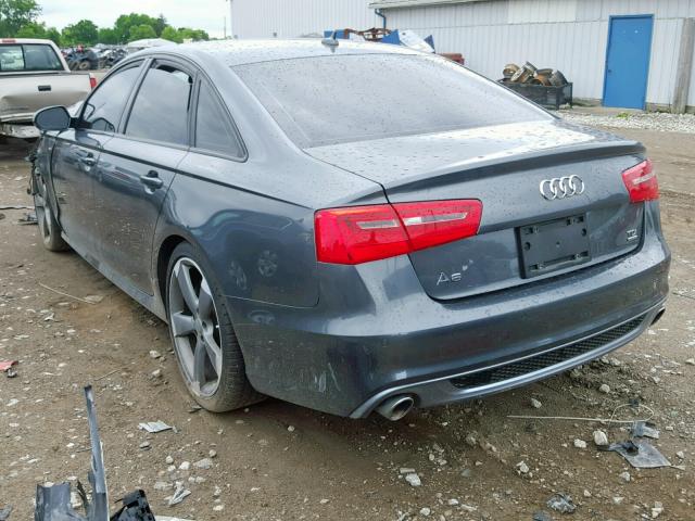 WAUHMAFC2EN111560 - 2014 AUDI A6 PRESTIG GRAY photo 3