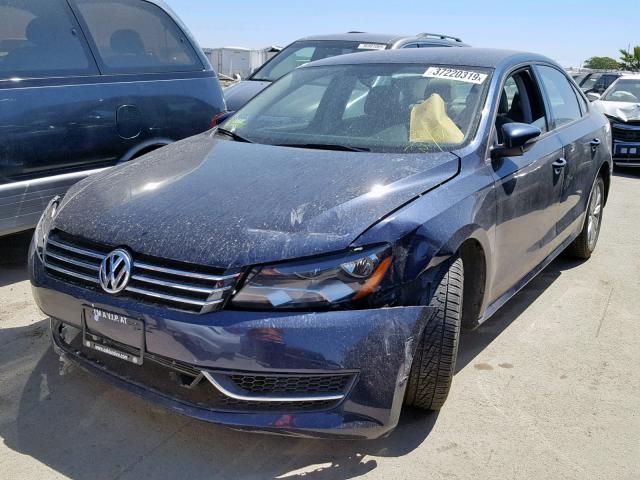 1VWAP7A37CC038956 - 2012 VOLKSWAGEN PASSAT S BLUE photo 2