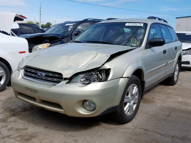 4S4BP61C157302472 - 2005 SUBARU LEGACY OUT GREEN photo 2