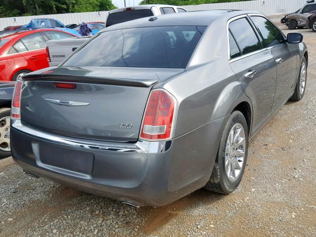 2C3CCACG8CH223832 - 2012 CHRYSLER 300 LIMITE GRAY photo 4