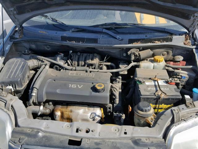 KL1TD66678B183615 - 2008 CHEVROLET AVEO BASE ნაცრისფერი ფოტო 7