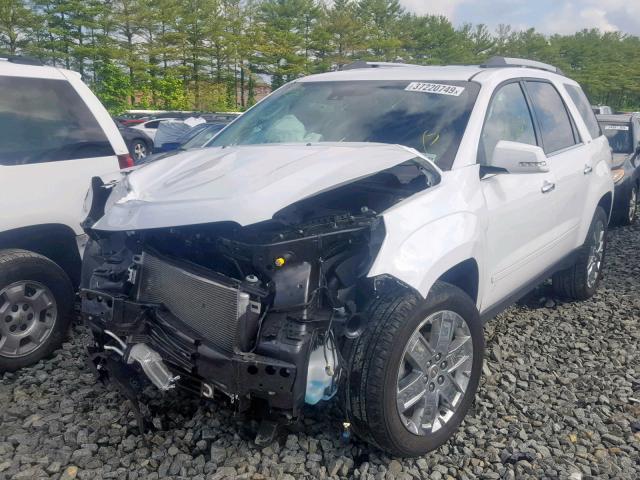 1GKKVSKD7HJ296263 - 2017 GMC ACADIA LIM WHITE photo 2