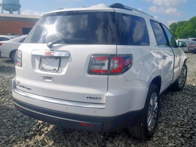 1GKKVSKD7HJ296263 - 2017 GMC ACADIA LIM WHITE photo 4