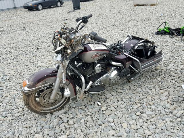 1HD1FC4137Y649227 - 2007 HARLEY-DAVIDSON FLHTCUI BURGUNDY photo 2