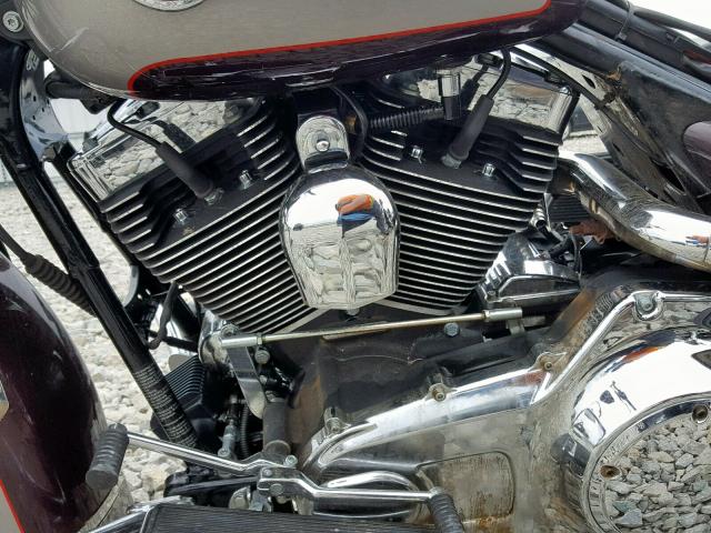 1HD1FC4137Y649227 - 2007 HARLEY-DAVIDSON FLHTCUI BURGUNDY photo 7