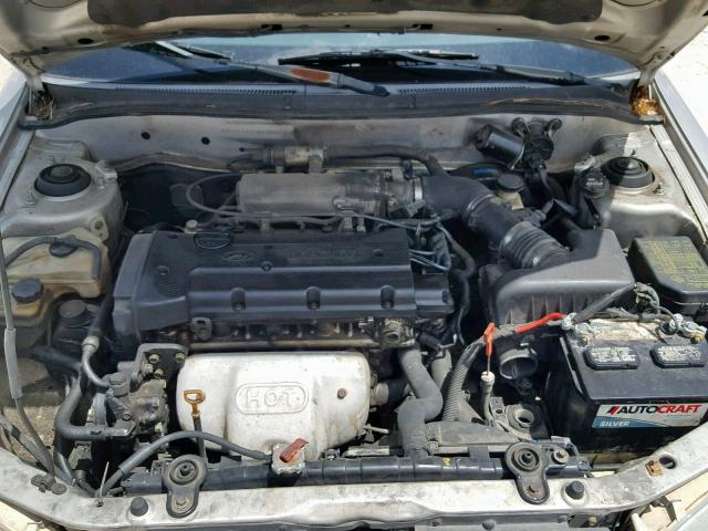 KMHJF24M2WU700675 - 1998 HYUNDAI ELANTRA SILVER photo 7