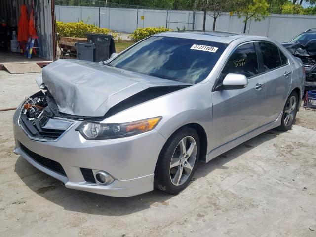 JH4CU2F85CC002676 - 2012 ACURA TSX SE SILVER photo 2