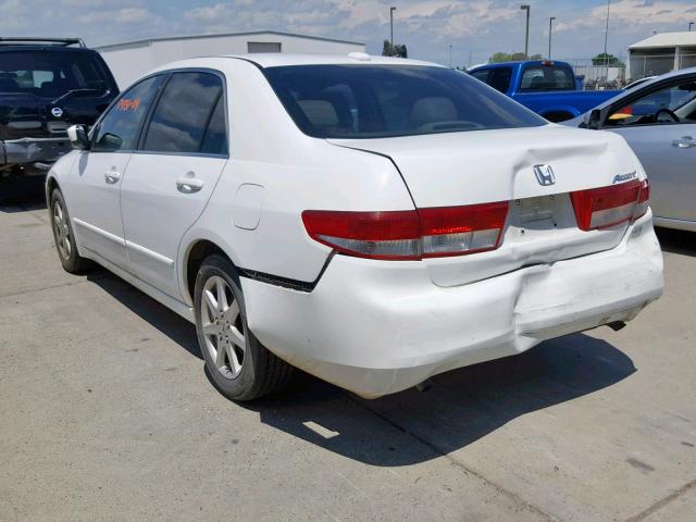 1HGCM66574A002417 - 2004 HONDA ACCORD EX WHITE photo 3