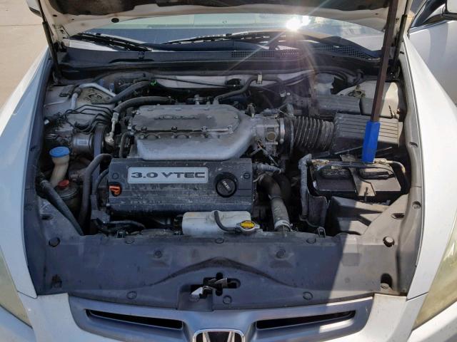 1HGCM66574A002417 - 2004 HONDA ACCORD EX WHITE photo 7