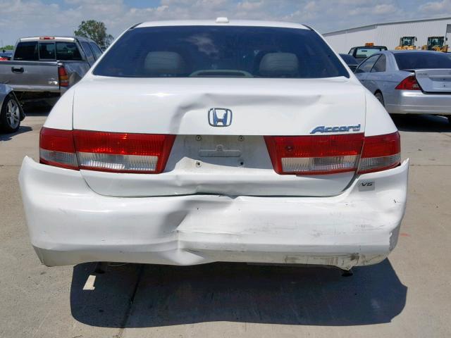 1HGCM66574A002417 - 2004 HONDA ACCORD EX WHITE photo 9