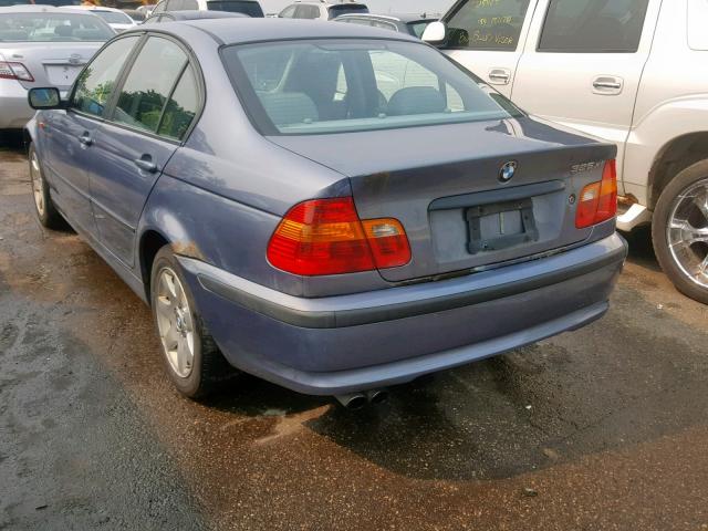 WBAEU33412PF57472 - 2002 BMW 325 XI BLUE photo 3