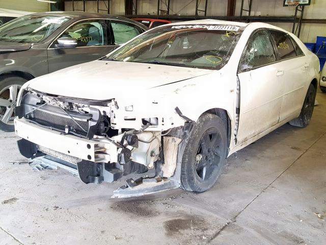 1G1ZG57B88F231690 - 2008 CHEVROLET MALIBU LS WHITE photo 2