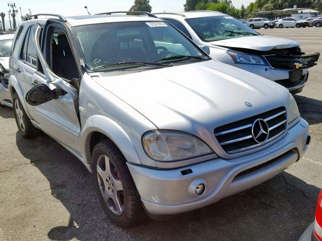 4JGAB74E2YA208461 - 2000 MERCEDES-BENZ ML 55 SILVER photo 1