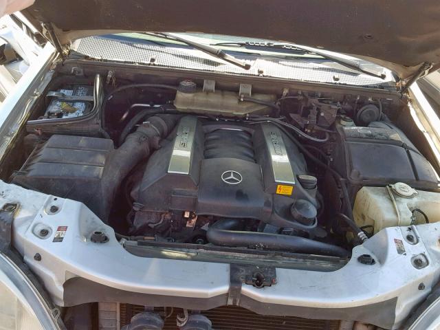 4JGAB74E2YA208461 - 2000 MERCEDES-BENZ ML 55 SILVER photo 7