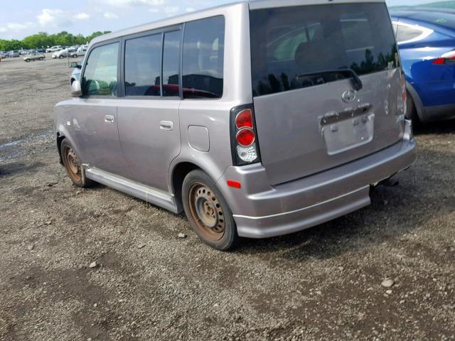 JTLKT324550171226 - 2005 TOYOTA SCION XB 银色 照片 3
