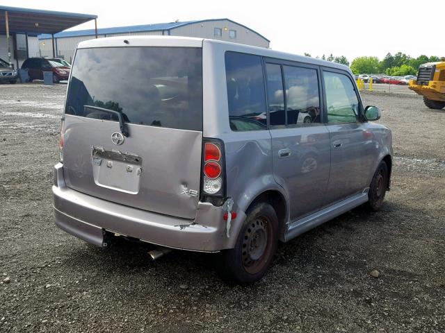 JTLKT324550171226 - 2005 TOYOTA SCION XB 银色 照片 4