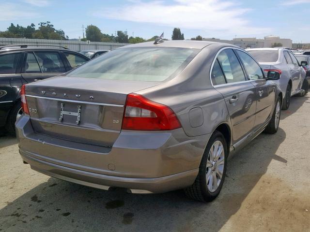 YV1AS982691106379 - 2009 VOLVO S80 3.2 BROWN photo 4