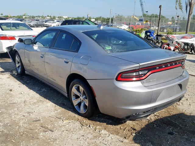 2C3CDXHG4GH186857 - 2016 DODGE CHARGER SX GRAY photo 3