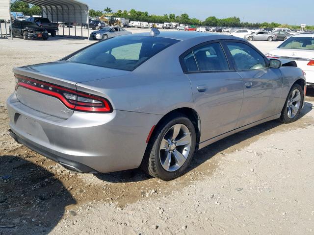 2C3CDXHG4GH186857 - 2016 DODGE CHARGER SX GRAY photo 4