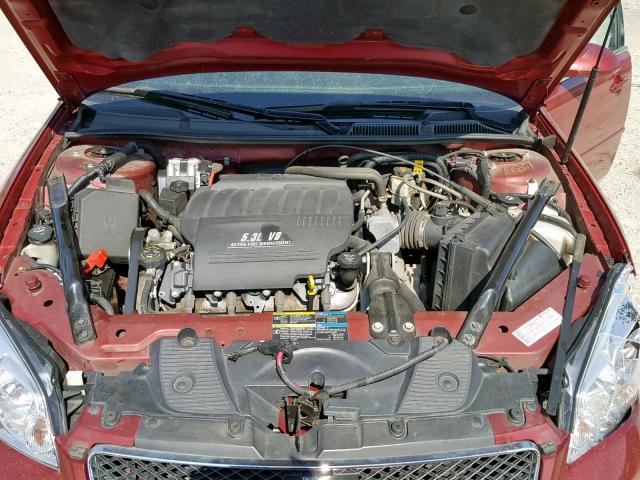 2G1WD58C879273996 - 2007 CHEVROLET IMPALA SUP 勃艮第红 照片 7