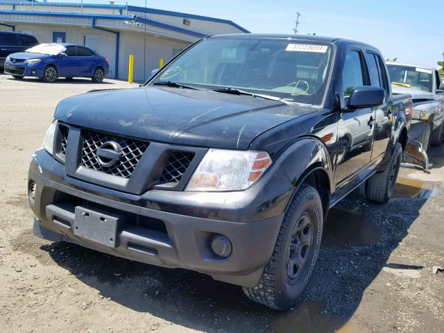 1N6AD0ER4CC483881 - 2012 NISSAN FRONTIER S BLACK photo 2